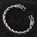 Bracelet Viking en Argent Sterling 925 - Le Regard des Loups