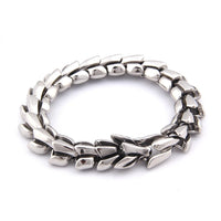 Bracelet Viking en Argent Sterling 925 - Le Splendide Ouroboros