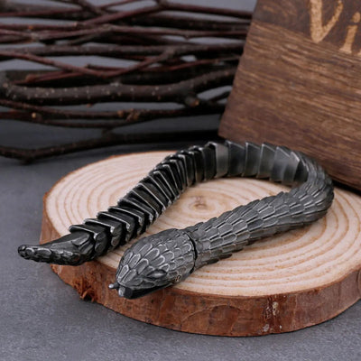 Bracelet viking "Le grand Jörmungand" - Ouroboros