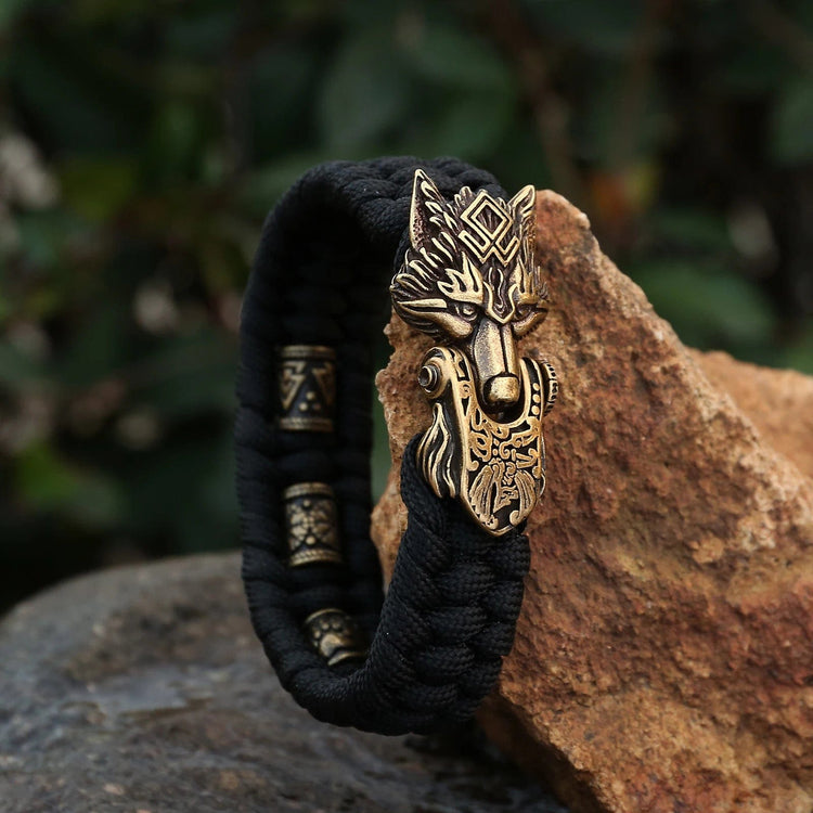 Bracelet viking le redoutable Fenrir