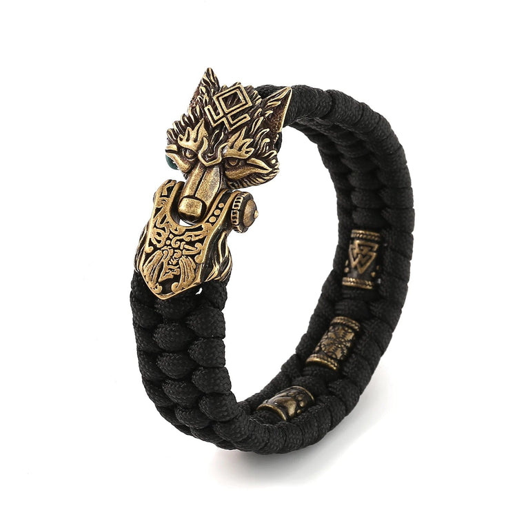 Bracelet viking le redoutable Fenrir