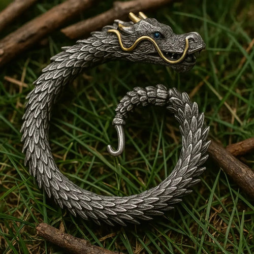 Bracelet Viking Tête de Dragon - Odins Hall
