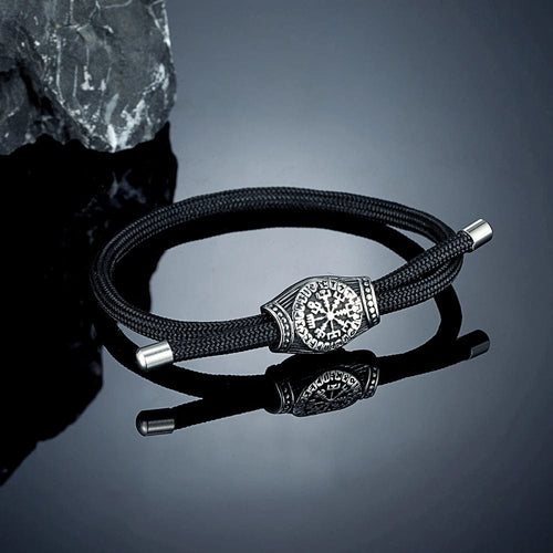 Bracelet Viking Vegvisir Ajustable - Odins Hall