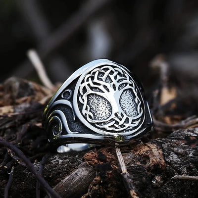 Bague Moderniste Scandinave Années 60 - Sculptée En Os Véritable, Occasion, Style Unique Et Naturel