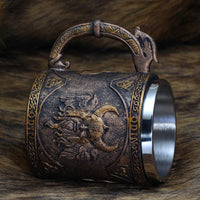 Chope Viking \"Tankard des Yeux d'Odin\"