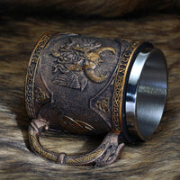 Chope Viking \"Tankard des Yeux d'Odin\"