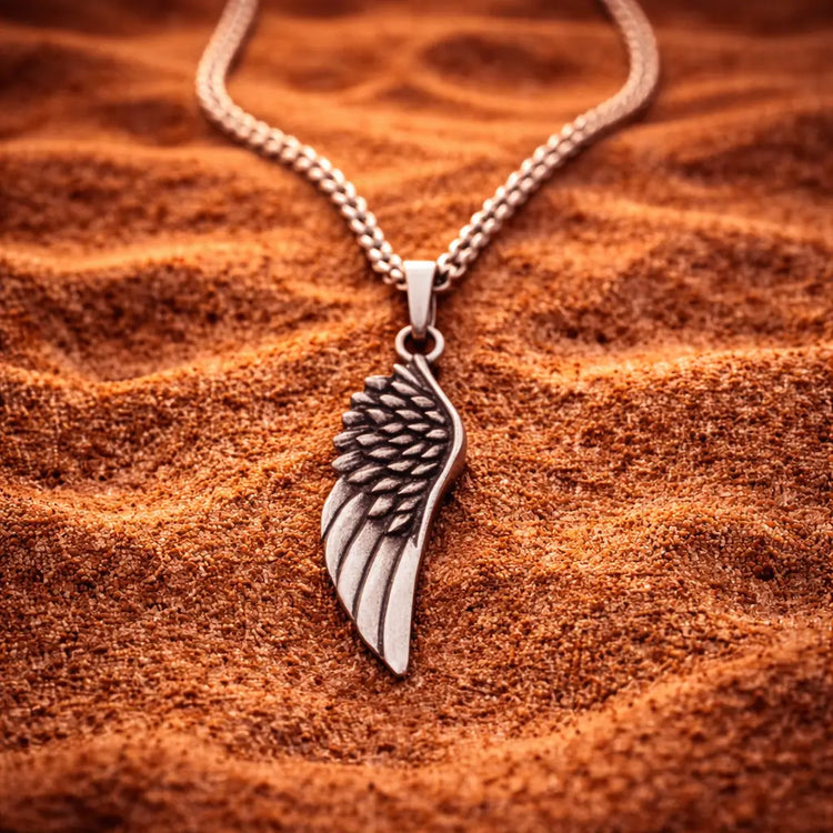 Collier aile de la liberté \"Crée ta destinée\"