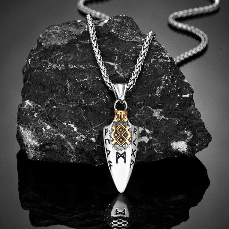 Collier lance runique