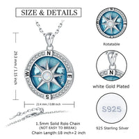 Collier point cardinaux - Argent sterling 925