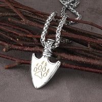 Collier tête de lance Fenrir