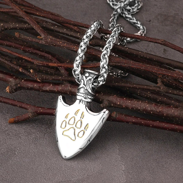 Collier tête de lance Fenrir