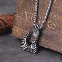 Collier Viking \"Amulette de la Bataille Nordique\"