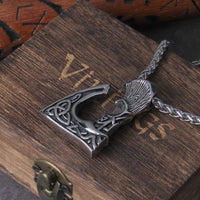 Collier Viking \"Amulette de la Bataille Nordique\"