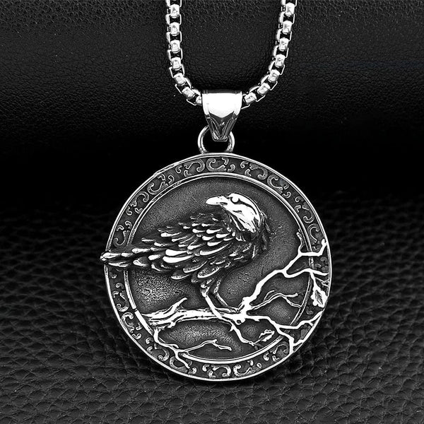 Collier Viking/celtique Unisexe En Cuir & étain - Longueur Réglable - Fait Main En Allemagne - Neuf