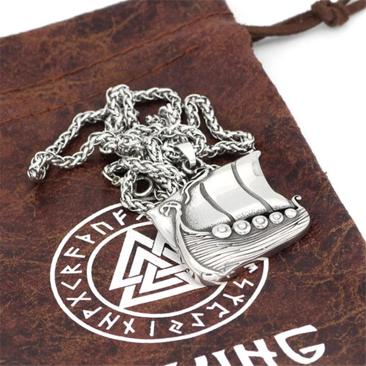 Collier viking le grand drakkar