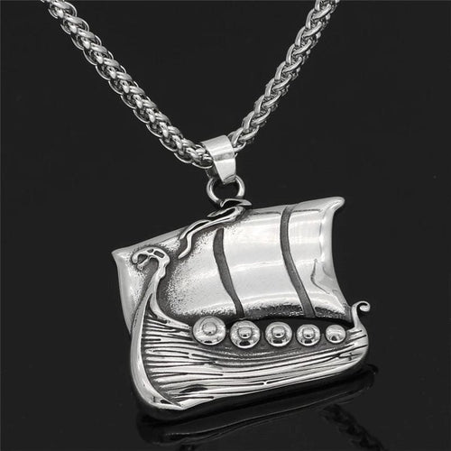 Collier viking le grand drakkar - Odins Hall