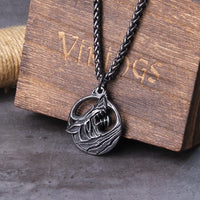 Collier Viking \"Pendentif de l'indomptable Fenrir\"