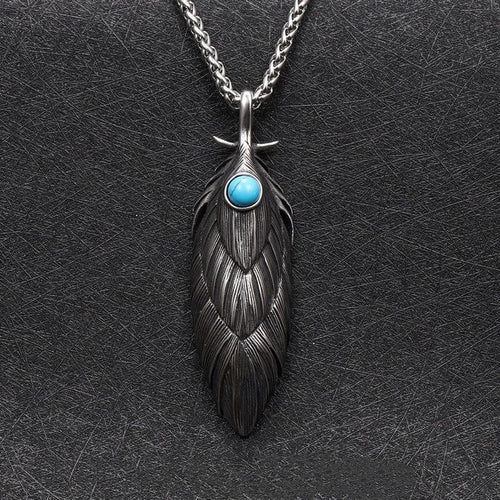 Collier viking plume éternelle - Odins Hall