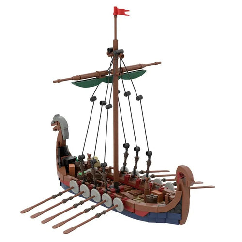 Decoration Drakkar Viking - Le Voyage de l'Imagination 463 PCS / PDF manual - Odins Hall