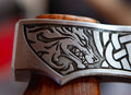 Hache Guerrière Viking - "Étoile des Sept Fjords"