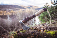 Hache Guerrière Viking - \"Hache de Glace Éternelle\"