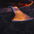 Hache Guerrière Viking - "Maelström de l'Hiver"