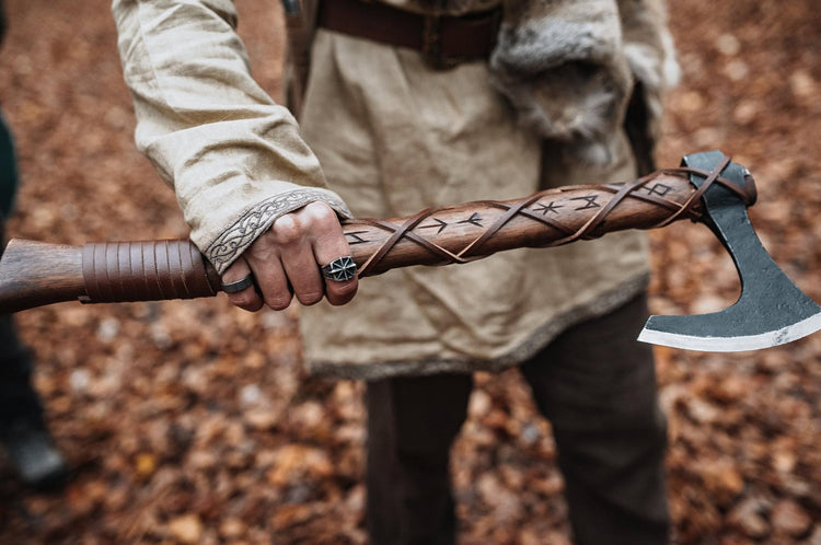 Hache Guerrière Viking - "Serment des Ancêtres"