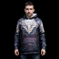 Hoodie Viking \"Fenrir, l'Équipement de Bronze\"