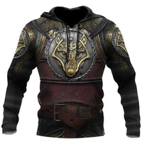 Hoodie Viking \"Fenrir, l'Équipement de Bronze\"