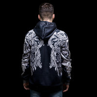 Hoodie VIking \"Nouvelles visions d' Huginn et Muninn\"