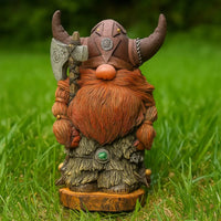 Statue grand guerrier viking