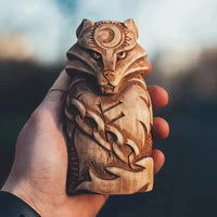 Statuette loup Fenrir