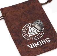 Anneau Valknut | Acier Inoxydable