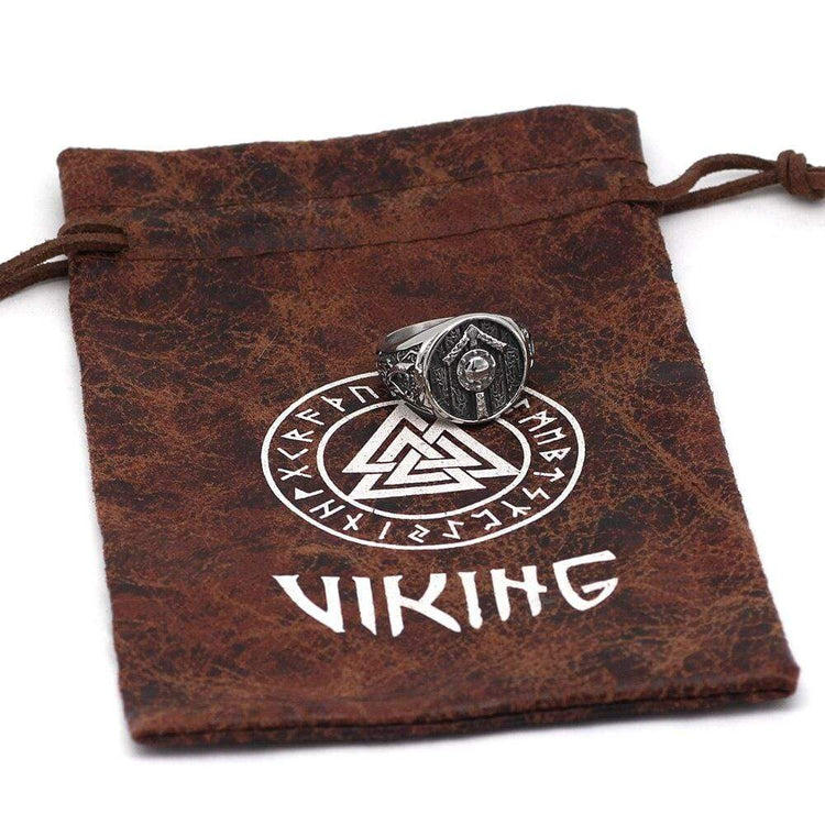 Bague rune nordique | Acier Inoxydable