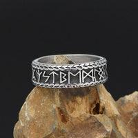 Bague Viking antique en acier inoxydable