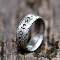 Bague viking rune \"Sagesse du héros\"