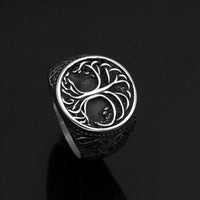 Bague Yggdrasil | Acier Inoxydable