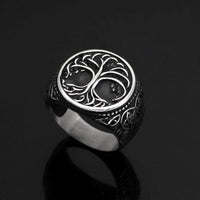 Bague Yggdrasil | Acier Inoxydable