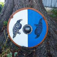 Bouclier Viking Hugin et Munin