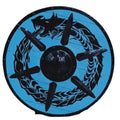 Bouclier viking symbole ouroboros