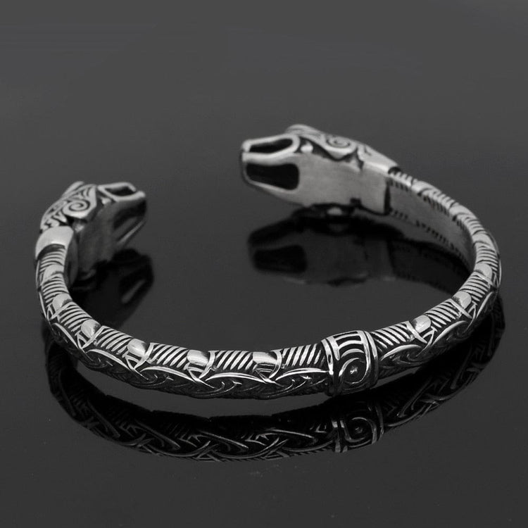 Bracelet de loyauté viking - dragon scandinave