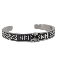 Bracelet Mjolnir porteur de runes