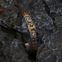 Bracelet Mjolnir porteur de runes