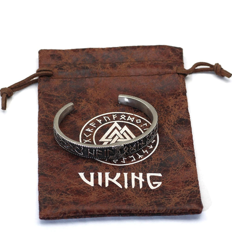 Bracelet Mjolnir porteur de runes