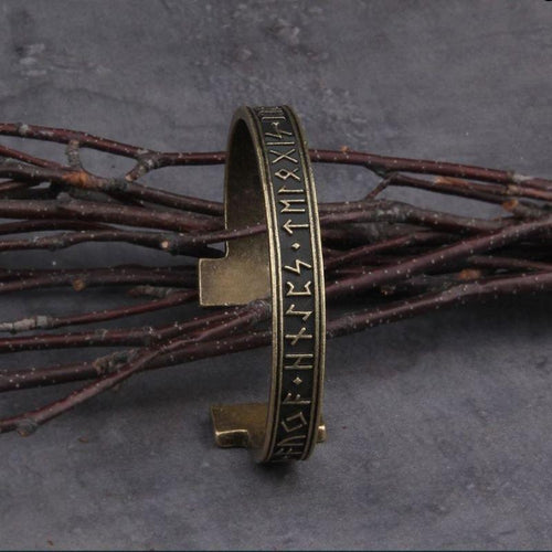 Bracelet Bracelet runique Viking "Pouvoir d'incantation" Bronze 