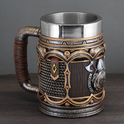 Accessoire Chope viking "Berserker Fury" en résine - Odins Hall