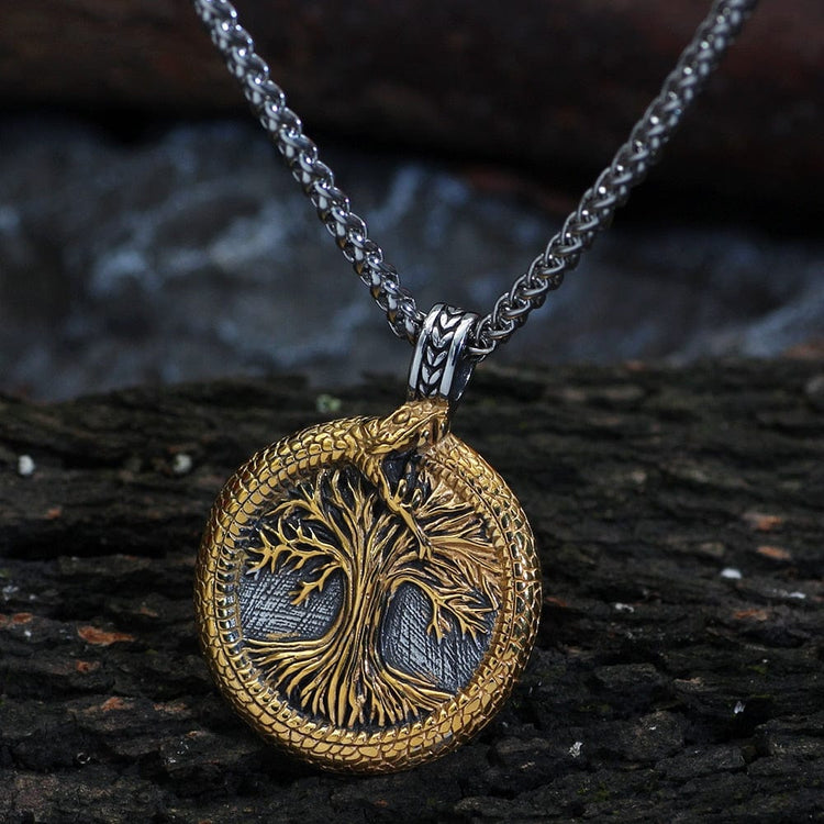 Pendentif Viking Yggdrasil - Collier arbre de vie en acier Pendentif Viking Yggdrasil - Collier arbre de vie en acier