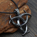 Collier "Don de la poésie" Triple corne d'Odin