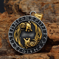 Collier Geri et Freki - Loups d'Odin