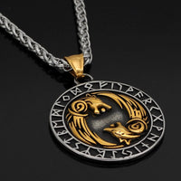 Collier Geri et Freki - Loups d'Odin